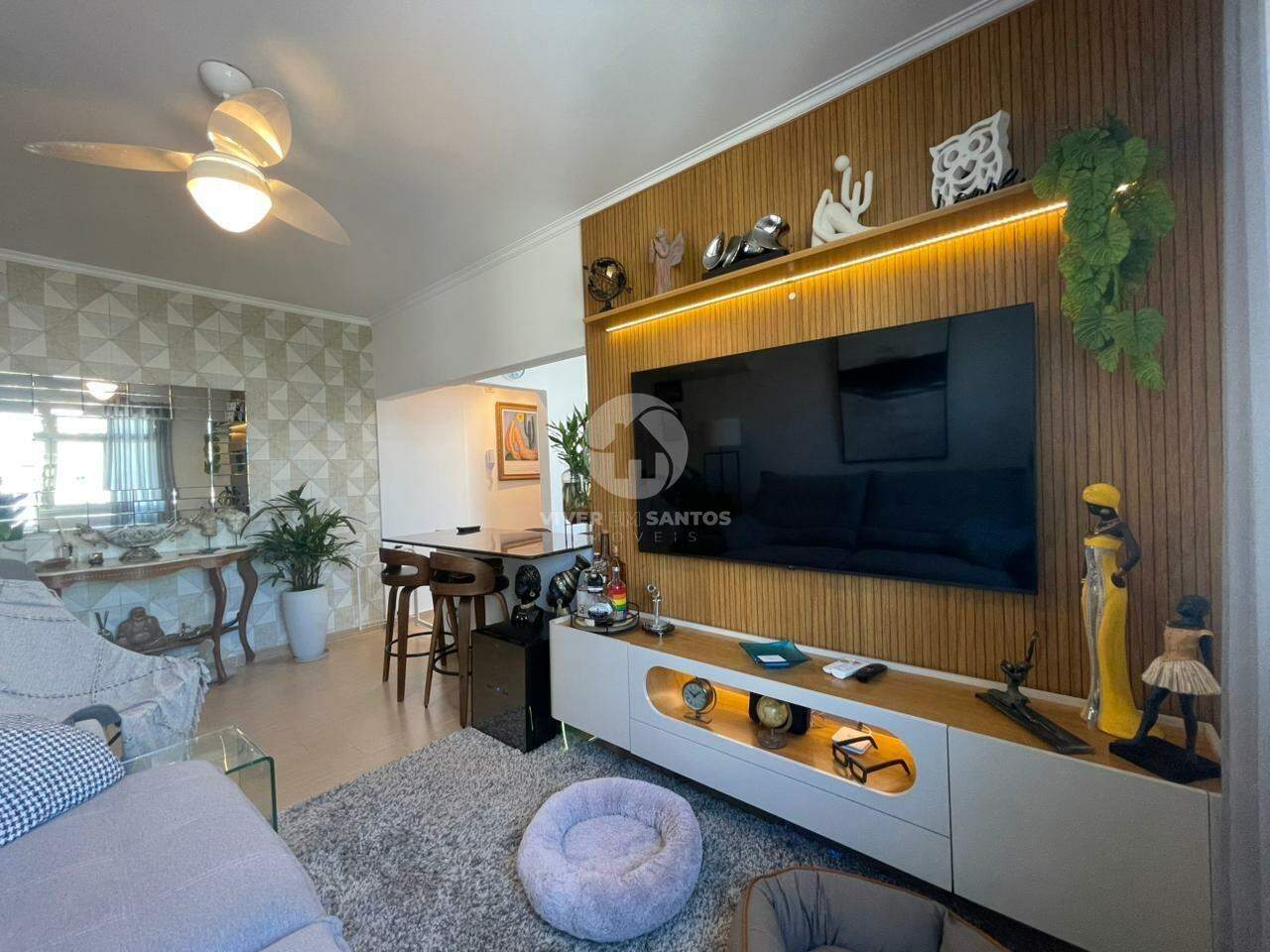 Apartamento 1 Quarto com Suíte em Gonzaga, Santos - 1 Quadra da Praia em Gonzaga, Santos — foto 2