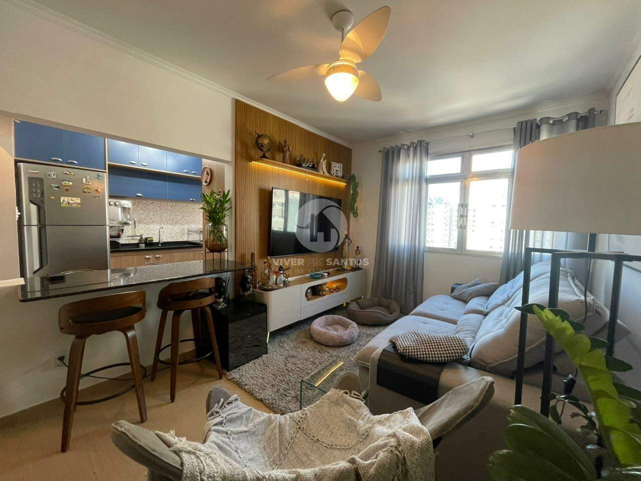 Apartamento 1 Quarto com Suíte em Gonzaga, Santos - 1 Quadra da Praia em Gonzaga, Santos — foto 4