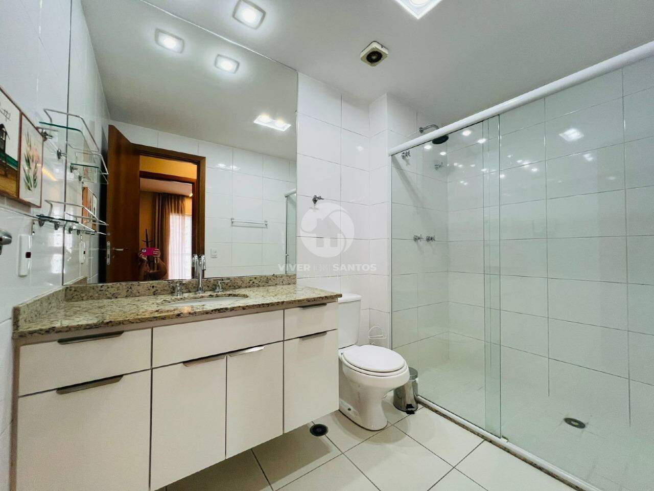 Apartamento Reformado com vista mar com 2 quartos no Gonzaga em Santos em Gonzaga, Santos — foto 10