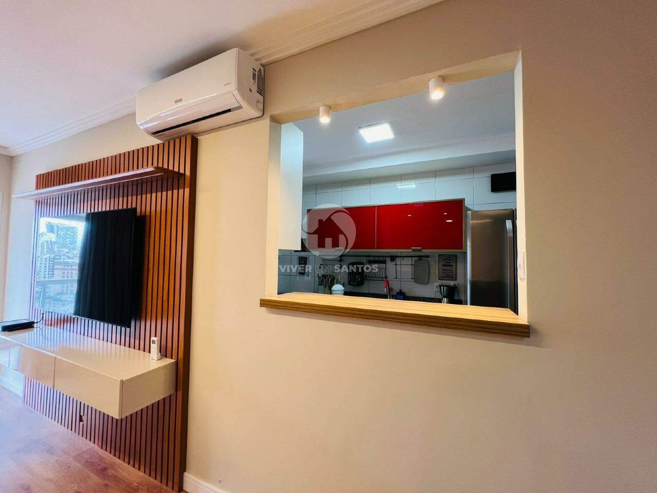 Apartamento Reformado com vista mar com 2 quartos no Gonzaga em Santos em Gonzaga, Santos — foto 3