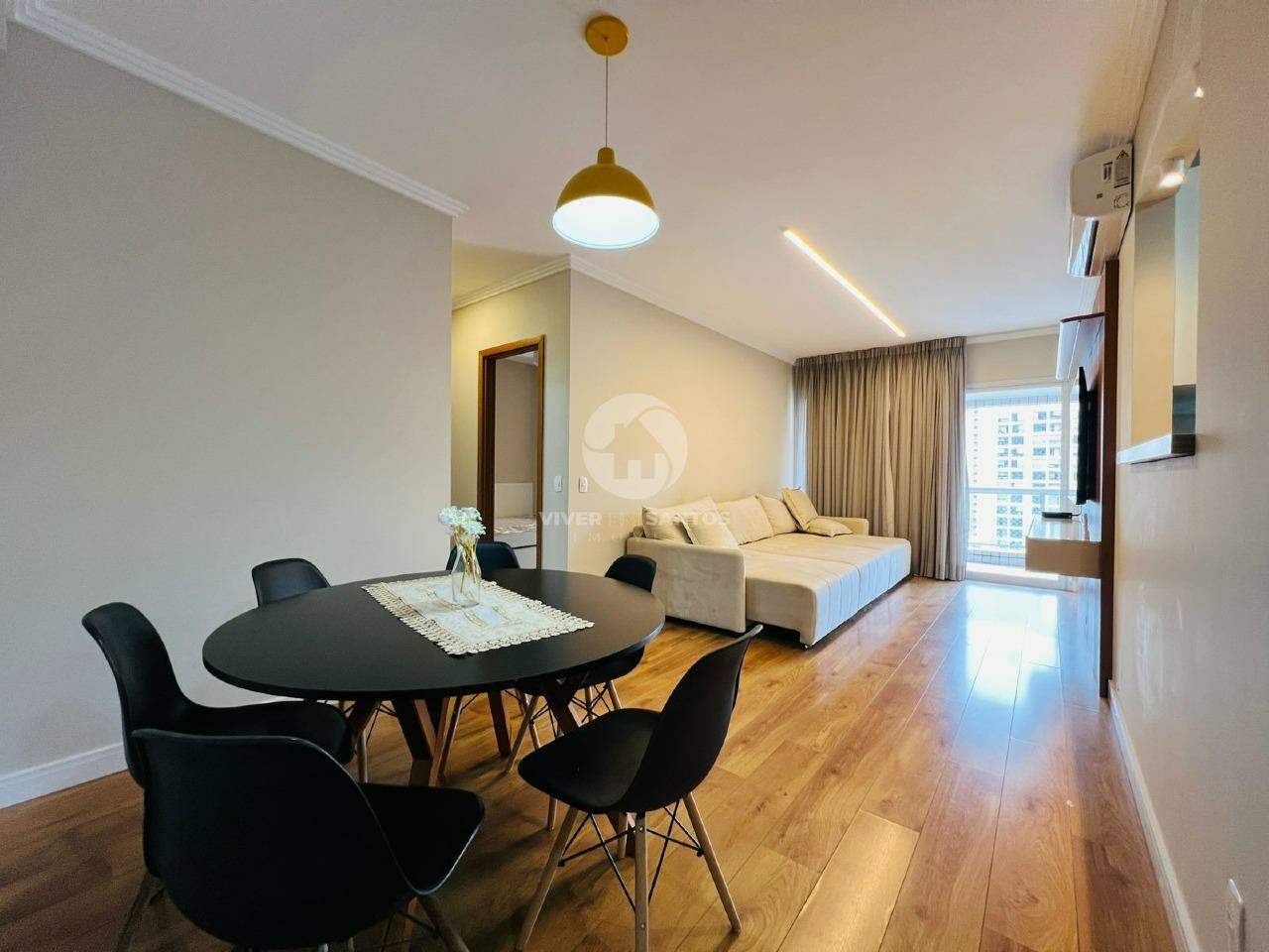 Apartamento Reformado com vista mar com 2 quartos no Gonzaga em Santos em Gonzaga, Santos — foto 4