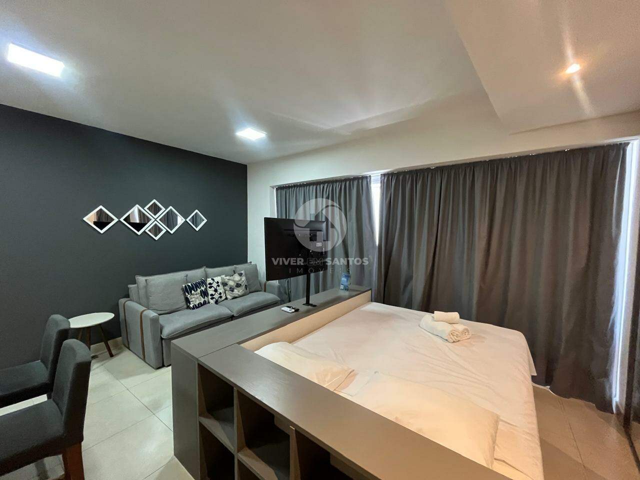 Apartamento Mobiliado Frente Mar para Investimento no Unlimited Ocean Front – Pompéia, Santos/SP em Pompéia, Santos — foto 3