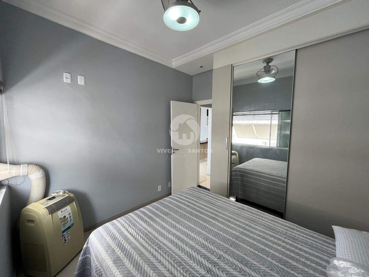 01 Dormitório à Venda no Gonzaga – 50m² Reformado, Próximo à Praia- mobiliado -Frente . em Gonzaga, Santos — foto 16