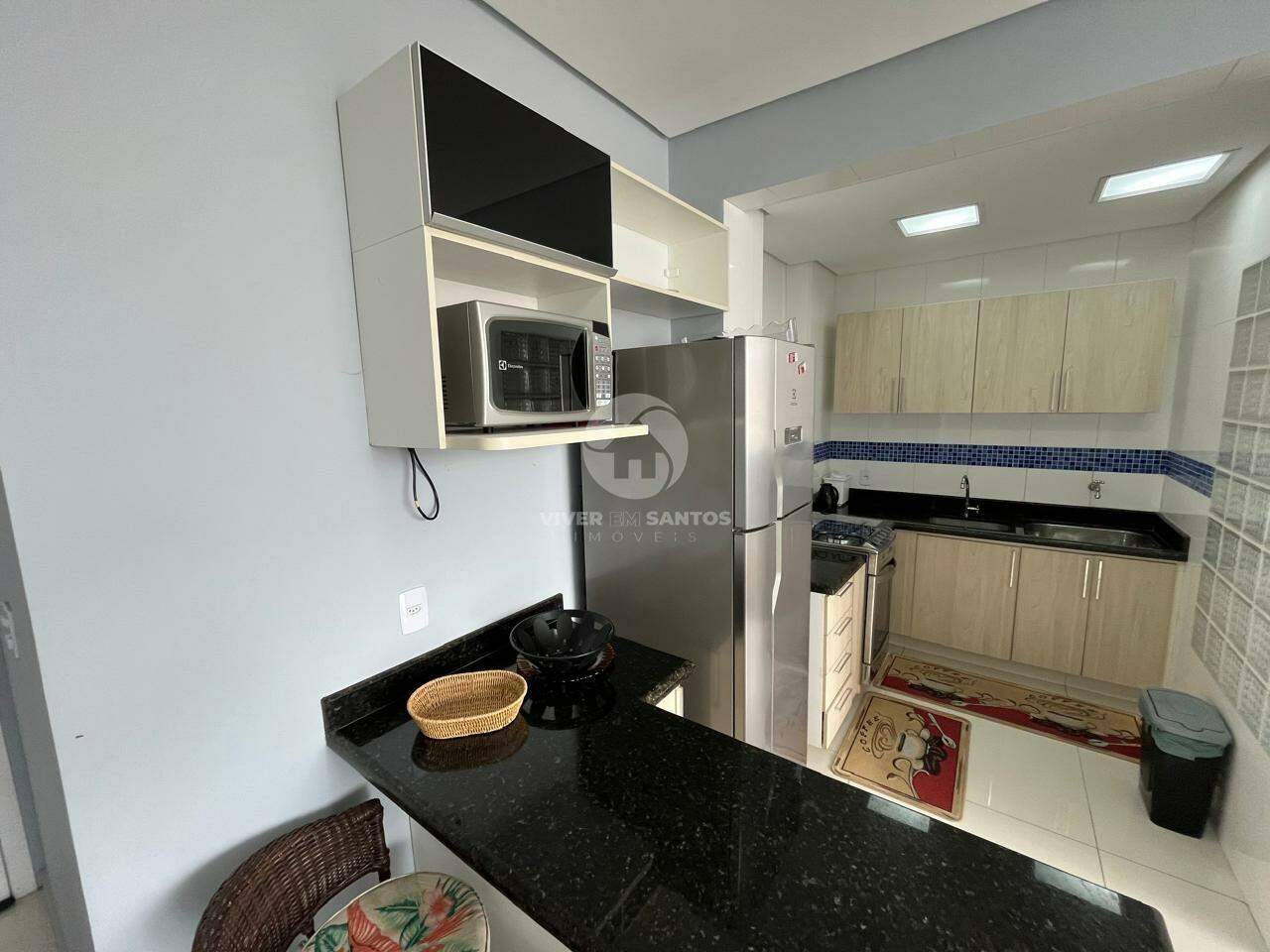 01 Dormitório à Venda no Gonzaga – 50m² Reformado, Próximo à Praia- mobiliado -Frente . em Gonzaga, Santos — foto 12