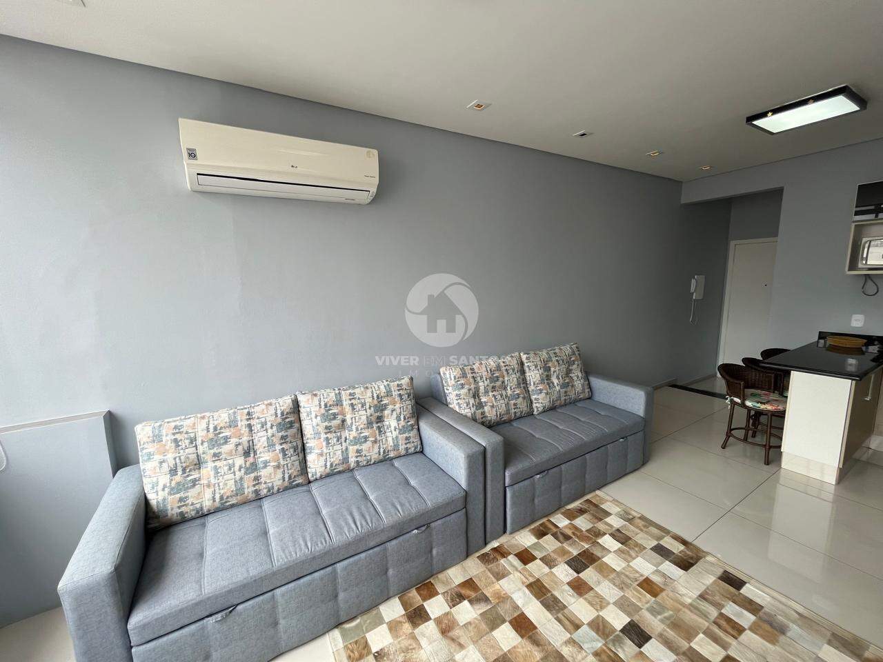 01 Dormitório à Venda no Gonzaga – 50m² Reformado, Próximo à Praia- mobiliado -Frente . em Gonzaga, Santos — foto 3