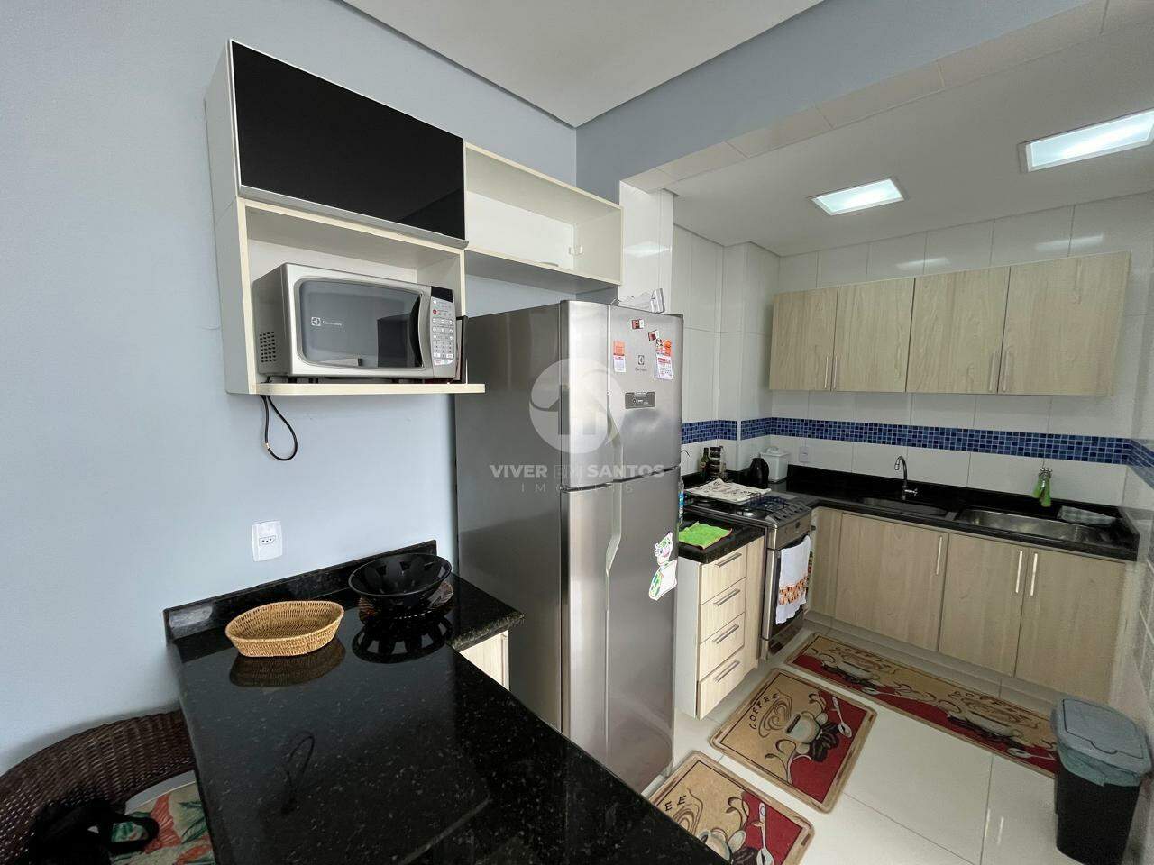01 Dormitório à Venda no Gonzaga – 50m² Reformado, Próximo à Praia- mobiliado -Frente . em Gonzaga, Santos — foto 13