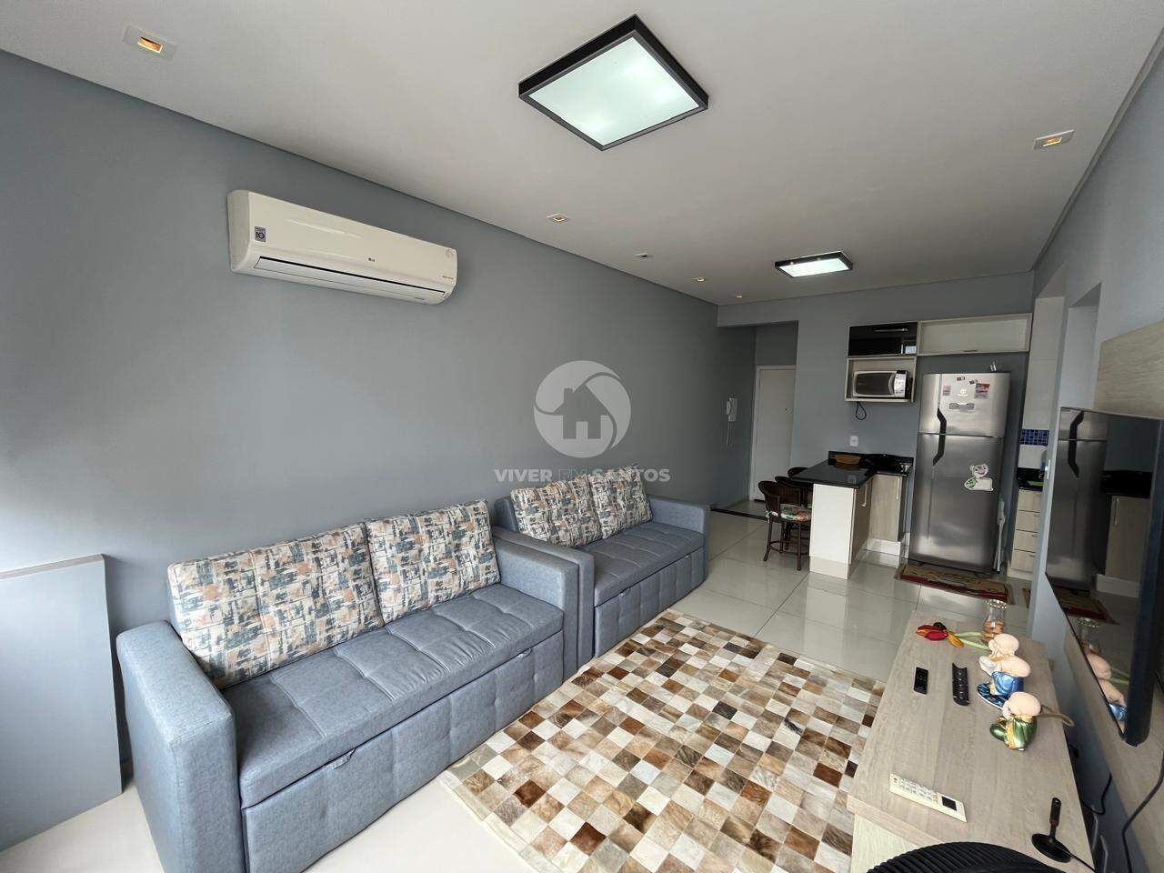 01 Dormitório à Venda no Gonzaga – 50m² Reformado, Próximo à Praia- mobiliado -Frente . em Gonzaga, Santos — foto 6