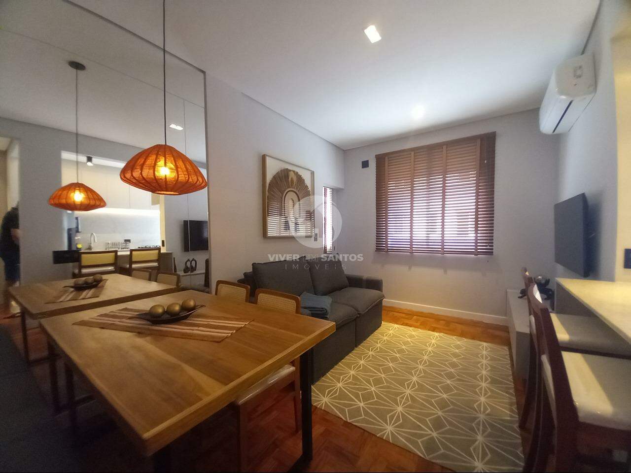 Apartamento 1 suite 2 banheiros vista mar na Aparecida em Aparecida, Santos — foto 2