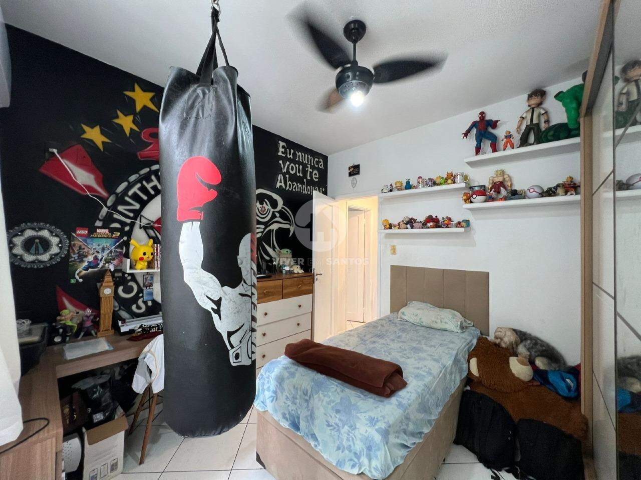 Apartamento térreo com 2 quartos e quintal no Embaré em Embaré, Santos — foto 8