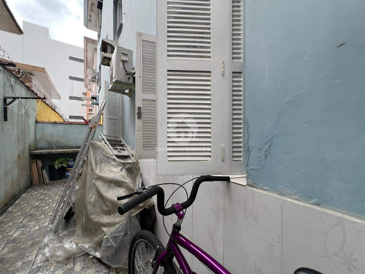 Apartamento térreo com 2 quartos e quintal no Embaré em Embaré, Santos — foto 17