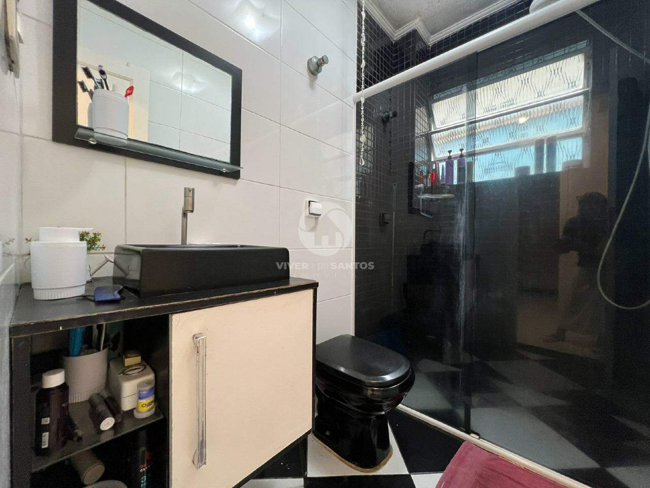 Apartamento térreo com 2 quartos e quintal no Embaré em Embaré, Santos — foto 9