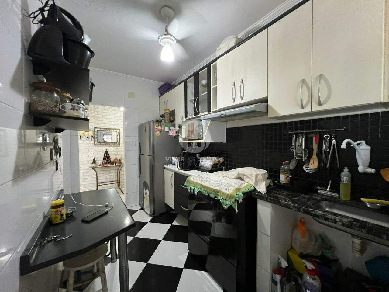 Apartamento térreo com 2 quartos e quintal no Embaré em Embaré, Santos — foto 13