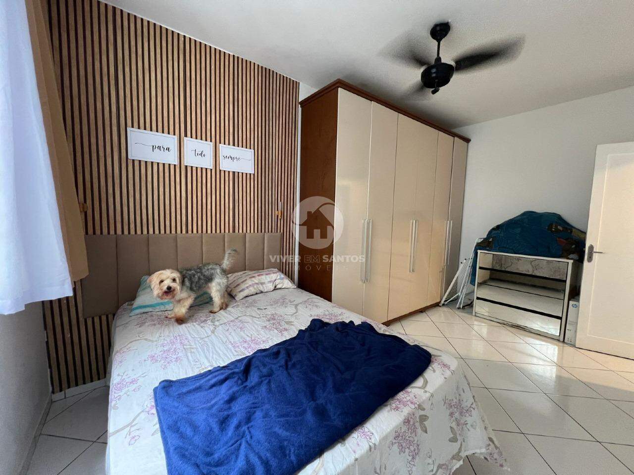 Apartamento térreo com 2 quartos e quintal no Embaré em Embaré, Santos — foto 10