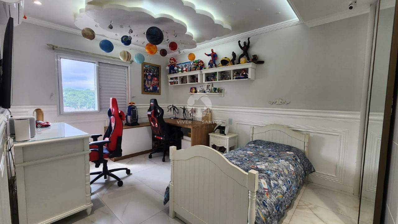 Cobertura à venda, 4 quartos, 4 suítes, 3 vagas, Marapé - Santos/SP em Marapé, Santos — foto 9