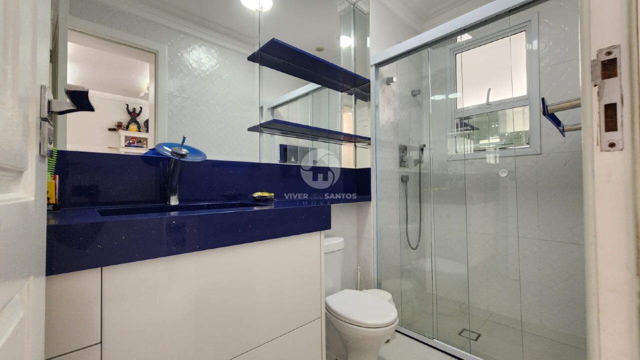 Cobertura à venda, 4 quartos, 4 suítes, 3 vagas, Marapé - Santos/SP em Marapé, Santos — foto 12