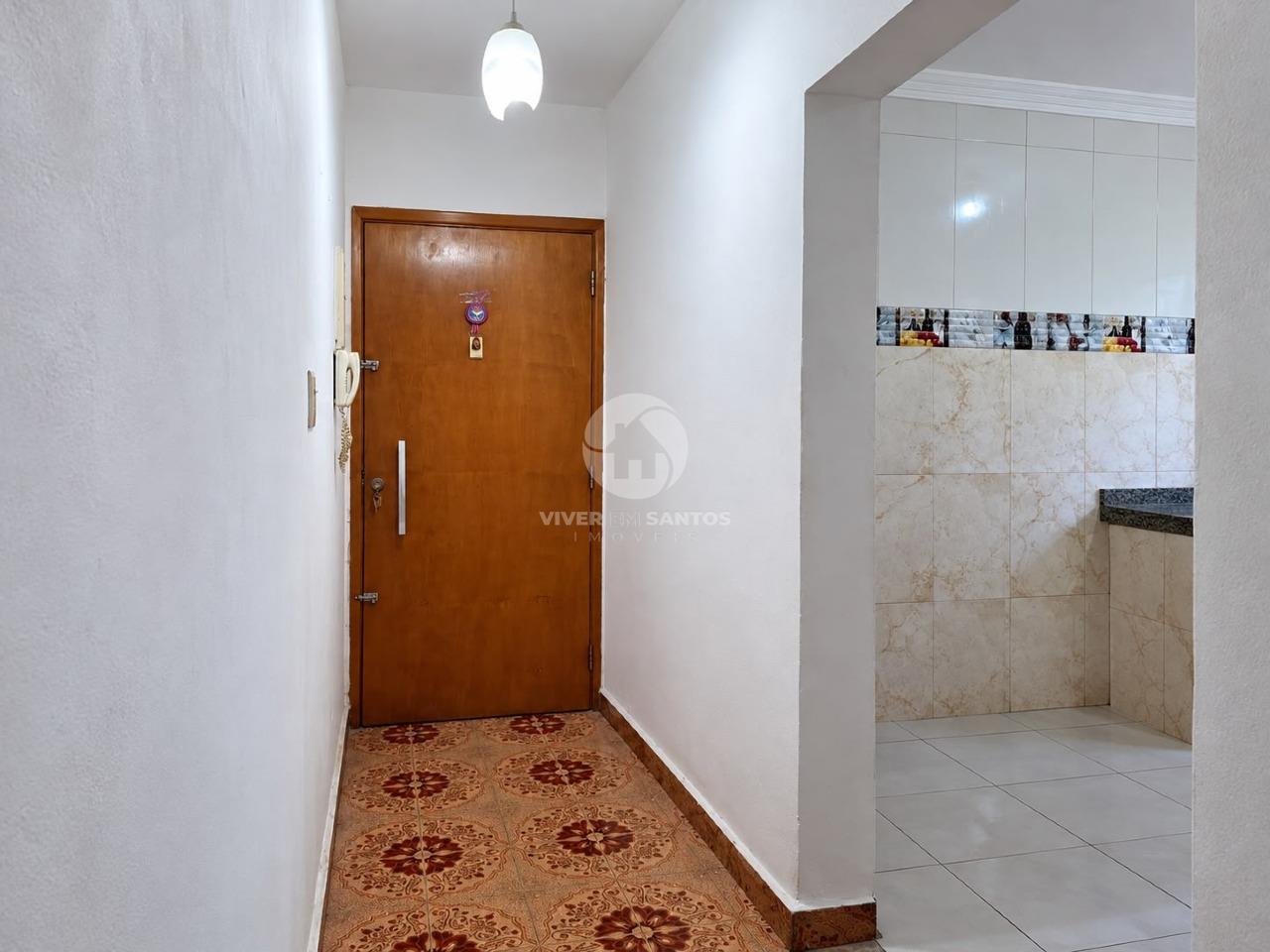 Apartamento Térreo, 2 Dormitórios, Sala 2 Ambientes e Vaga de Garagem no Macuco – Santos/SP em Macuco, Santos — foto 3