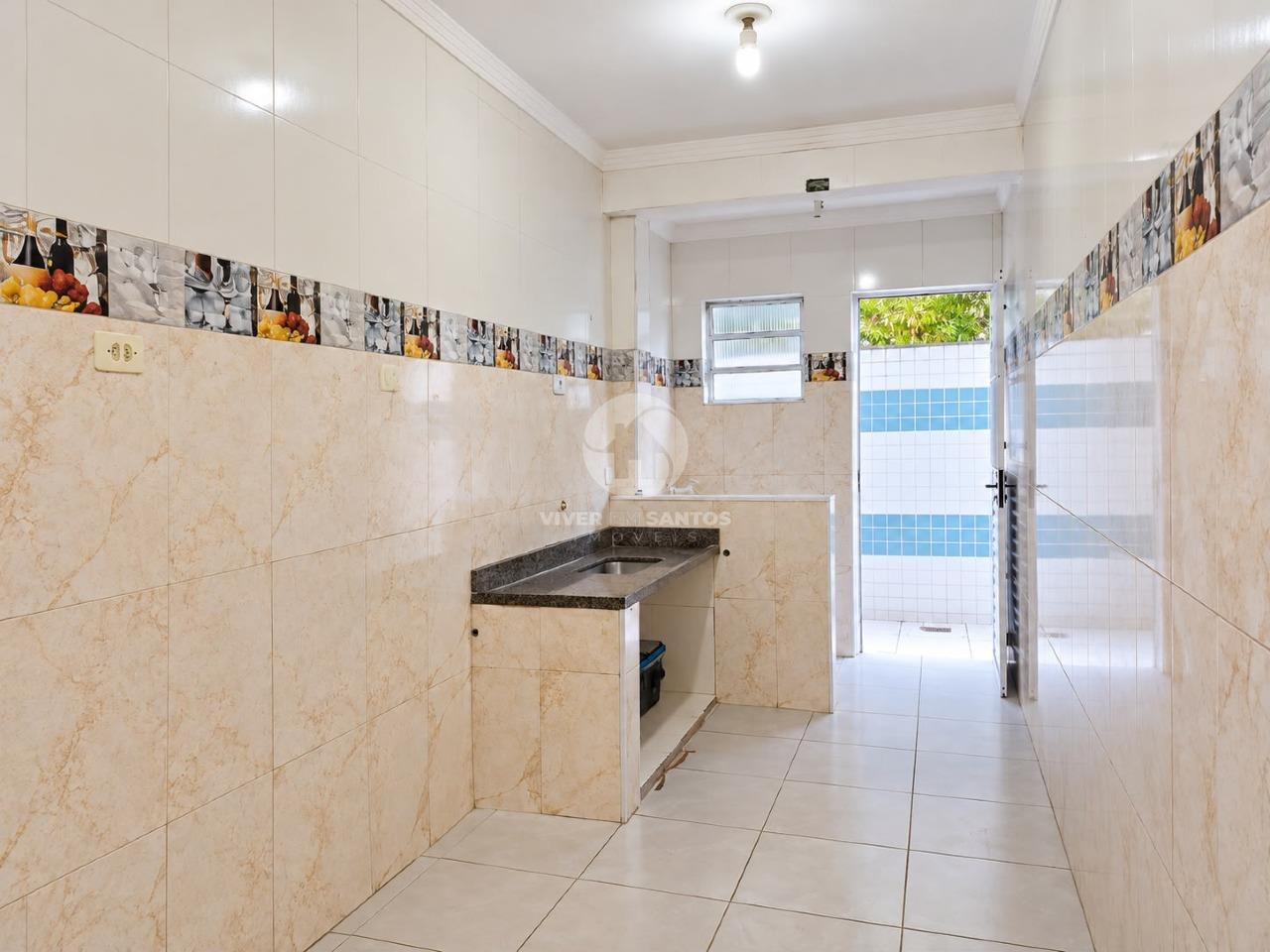 Apartamento Térreo, 2 Dormitórios, Sala 2 Ambientes e Vaga de Garagem no Macuco – Santos/SP em Macuco, Santos — foto 15