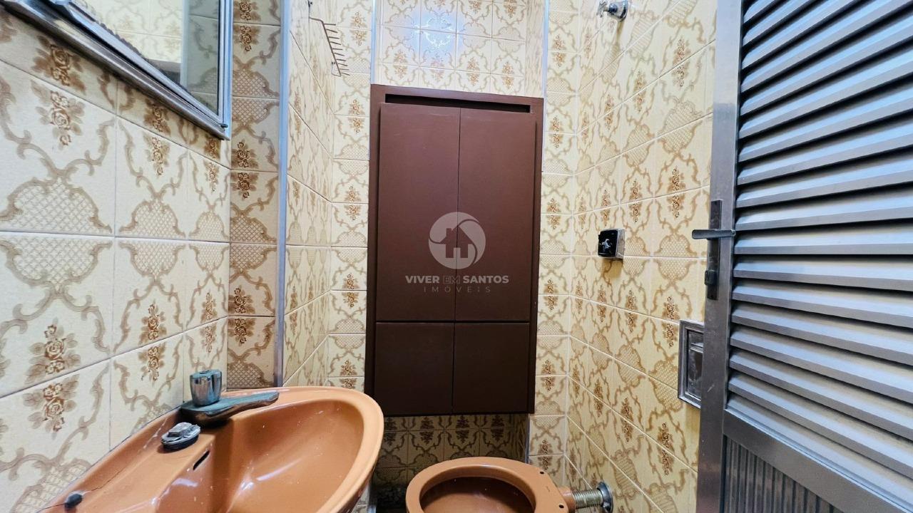 Apartamento com 3 quartos vista mar no Gonzaga em Santos em Gonzaga, Santos — foto 19