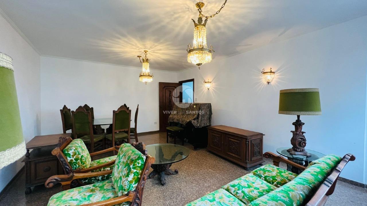 Apartamento com 3 quartos vista mar no Gonzaga em Santos em Gonzaga, Santos — foto 2