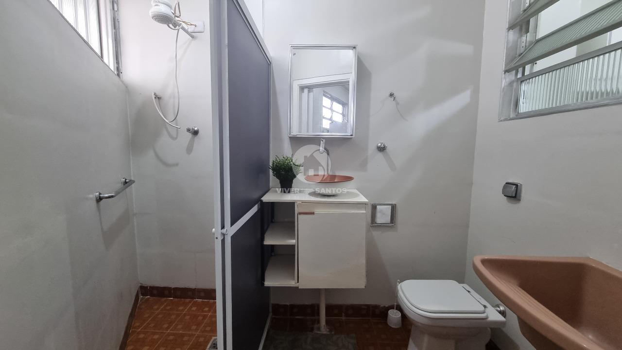 Apartamento 1 quarto Frente Mar – Porteira Fechada – José Menino, Santos em José Menino, Santos — foto 15
