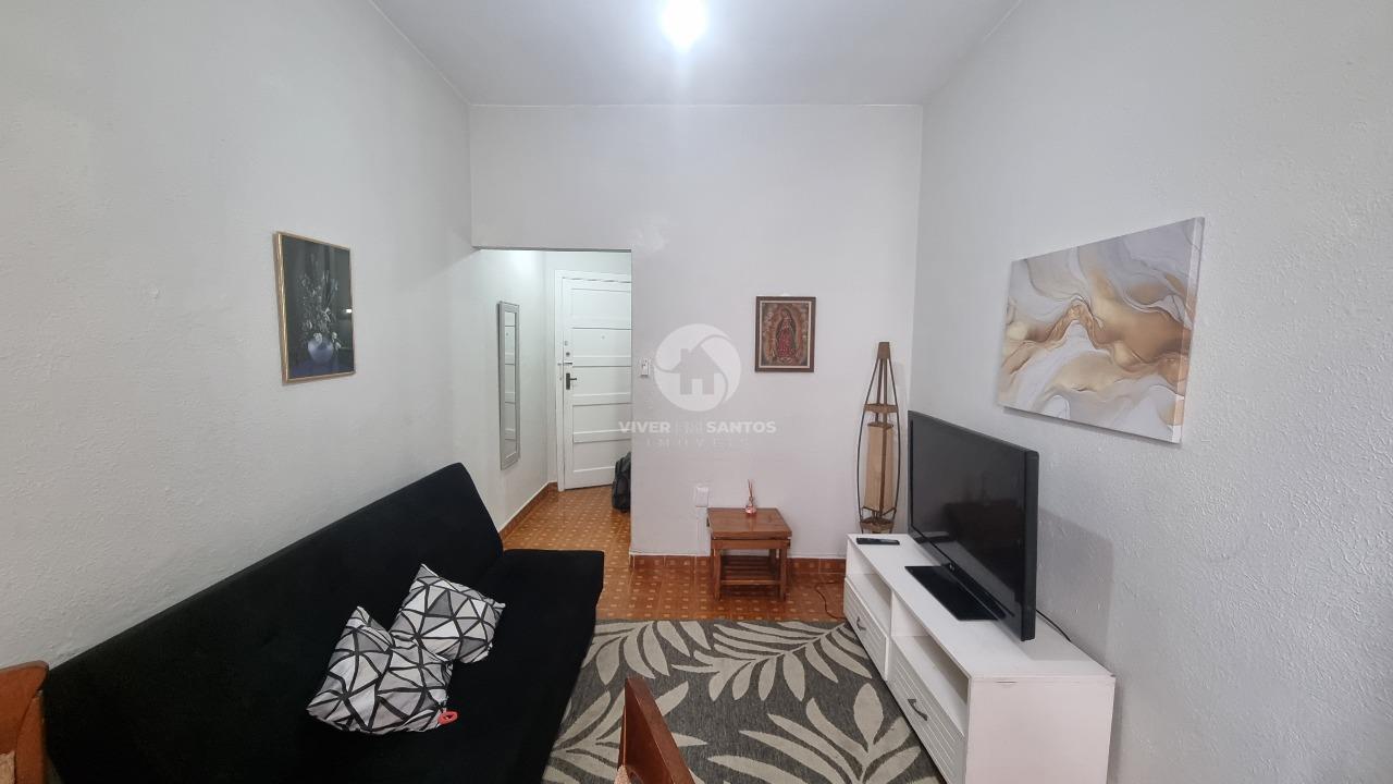 Apartamento 1 quarto Frente Mar – Porteira Fechada – José Menino, Santos em José Menino, Santos — foto 5