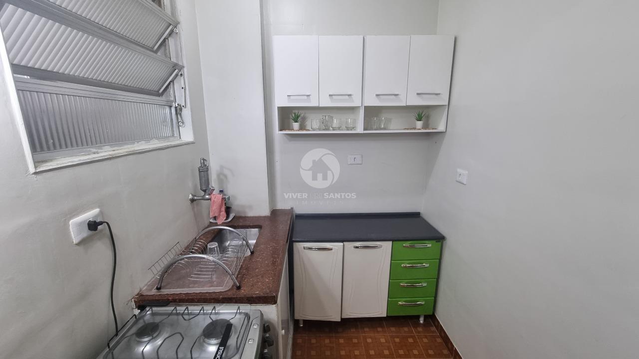 Apartamento 1 quarto Frente Mar – Porteira Fechada – José Menino, Santos em José Menino, Santos — foto 14