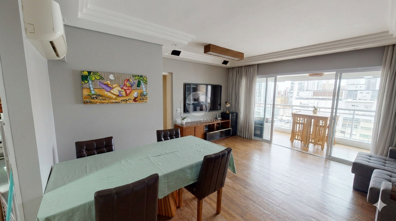 Apartamento com 3 quartos - Santos em José Menino, Santos — foto 3
