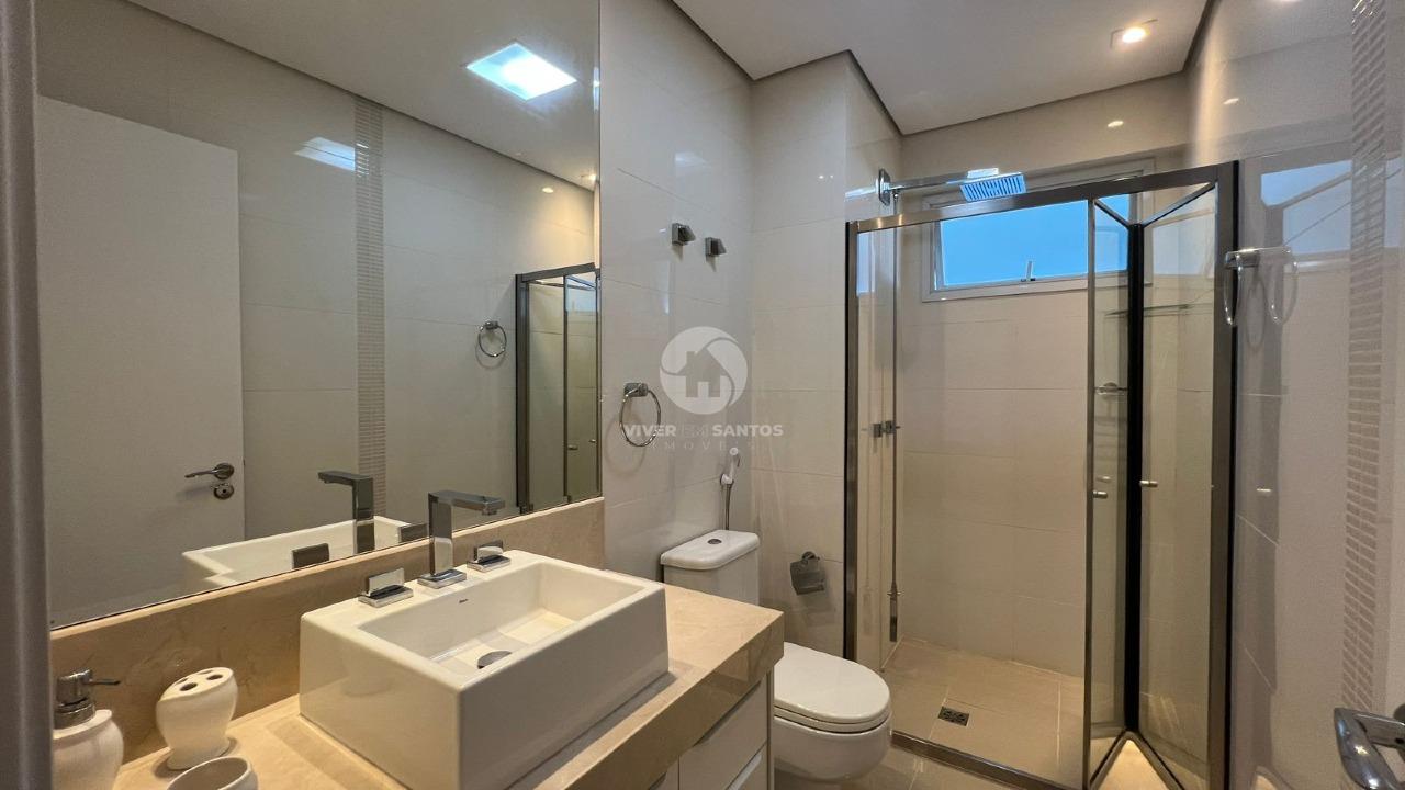 Apartamento Alto Padrão com 4 suítes vista mar no Gonzaga em Santos em Gonzaga, Santos — foto 16