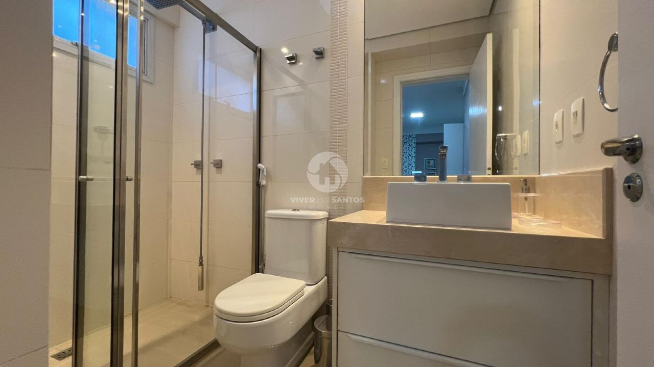 Apartamento Alto Padrão com 4 suítes vista mar no Gonzaga em Santos em Gonzaga, Santos — foto 19