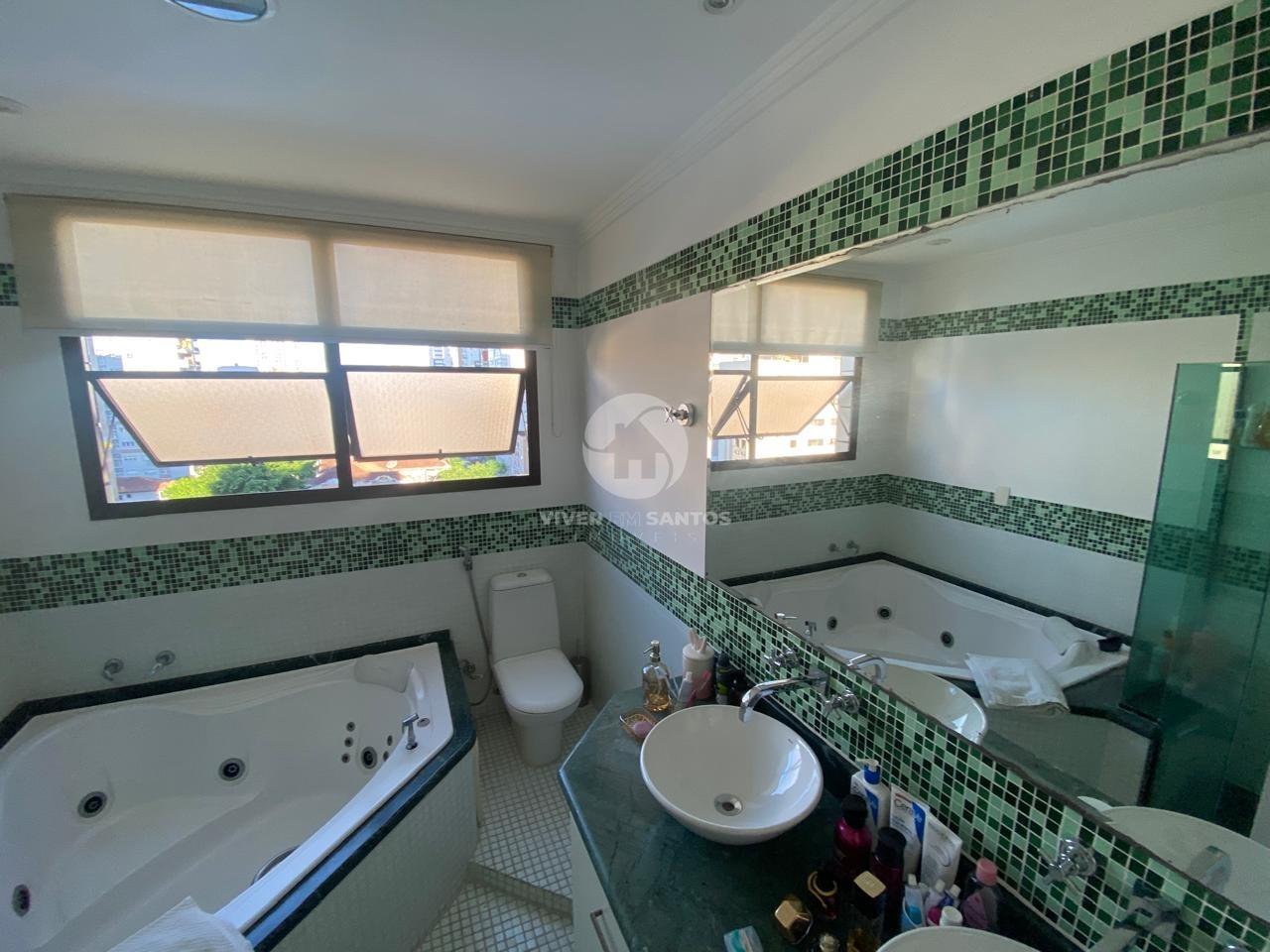 Excelente Apartamento com 4 quartos vista livre 2 por andar- Boqueirão - Santos em Boqueirão, Santos — foto 14