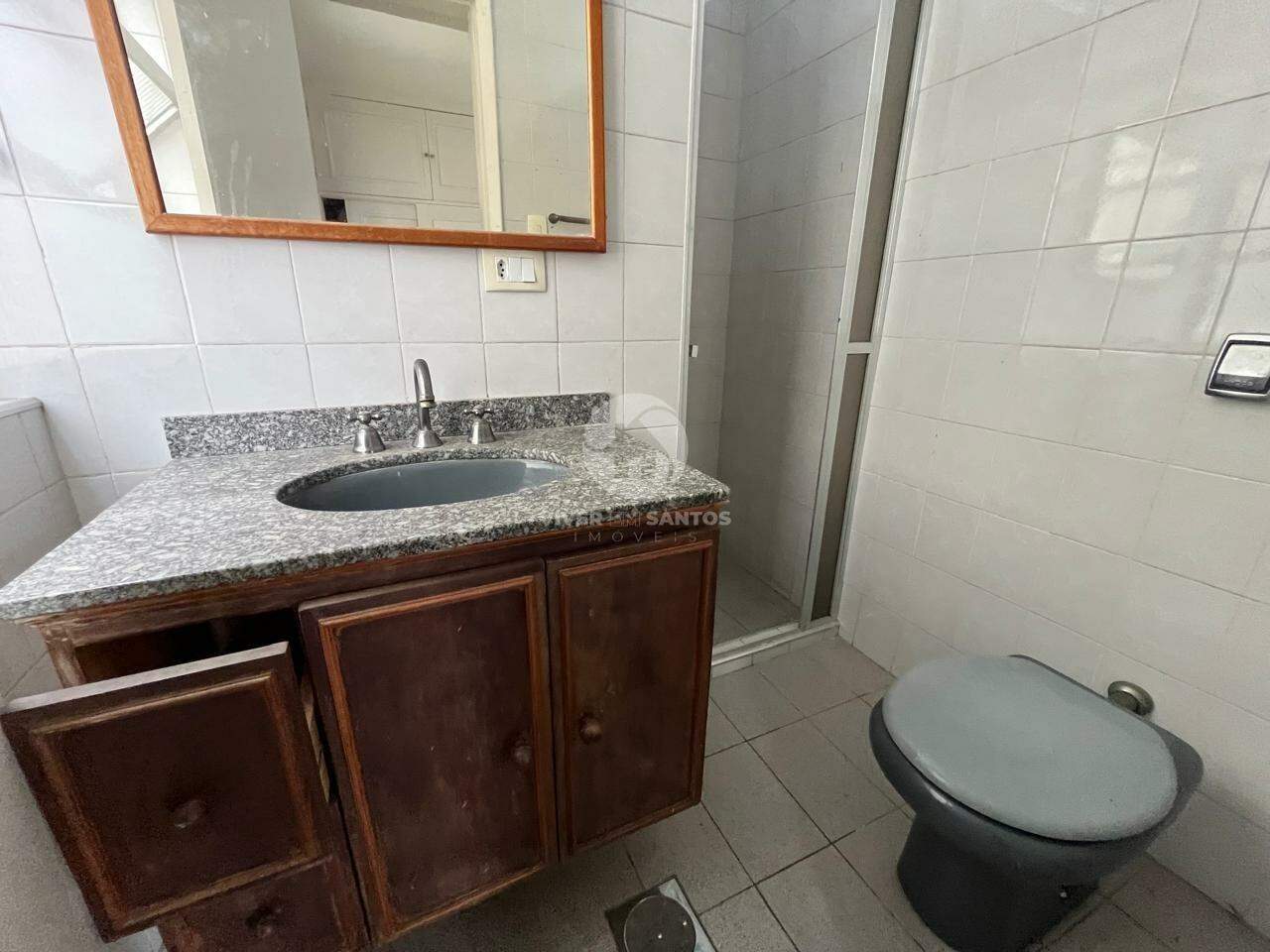 Apartamento com 03 quartos sendo 01 suíte - Gonzaga com vista livre para o mar em Gonzaga, Santos — foto 24