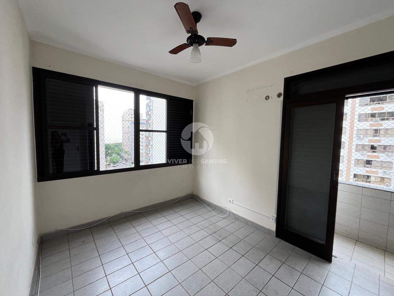 Apartamento com 03 quartos sendo 01 suíte - Gonzaga com vista livre para o mar em Gonzaga, Santos — foto 14