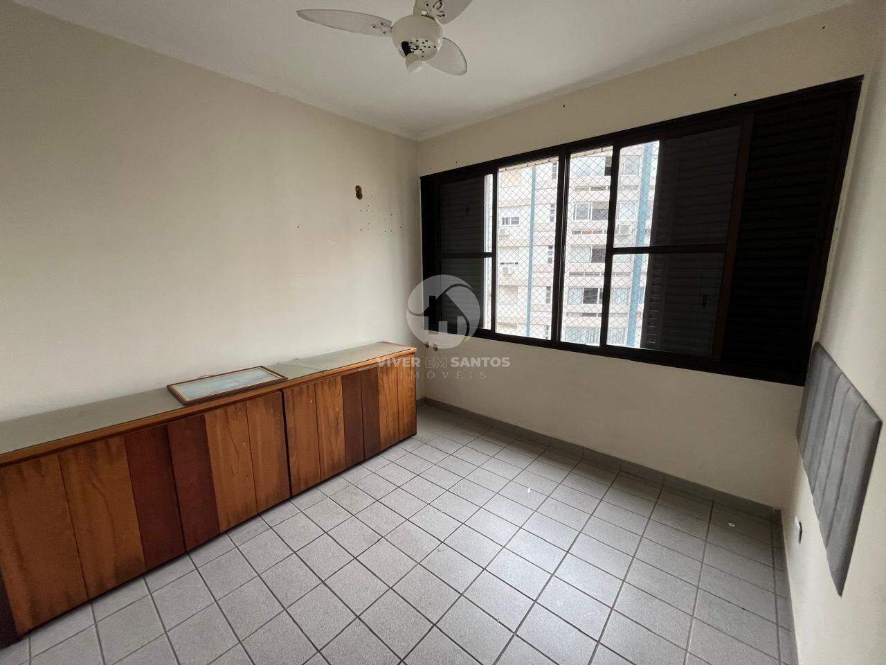 Apartamento com 03 quartos sendo 01 suíte - Gonzaga com vista livre para o mar em Gonzaga, Santos — foto 12