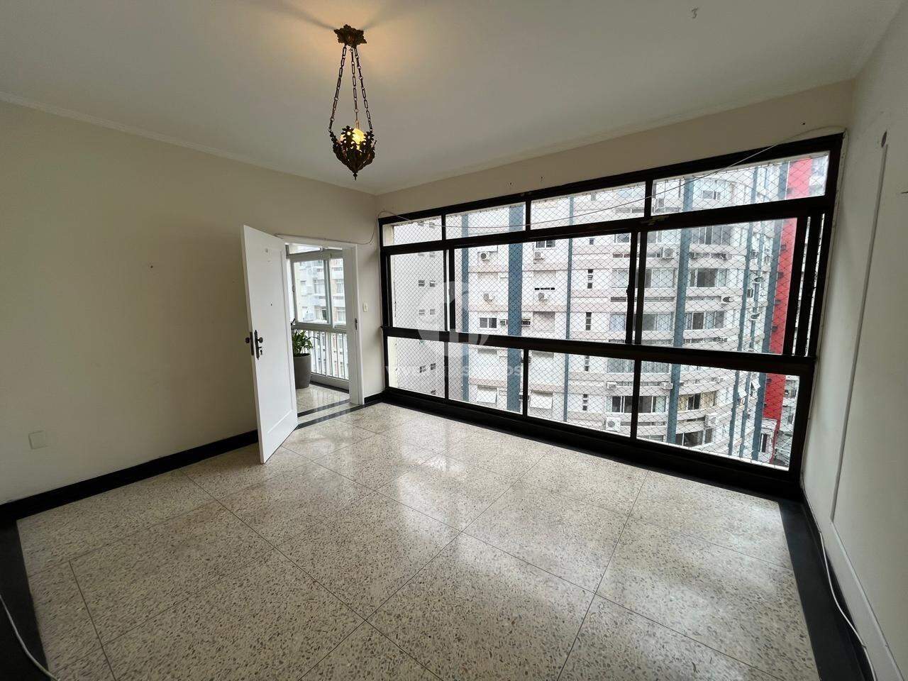 Apartamento com 03 quartos sendo 01 suíte - Gonzaga com vista livre para o mar em Gonzaga, Santos — foto 2