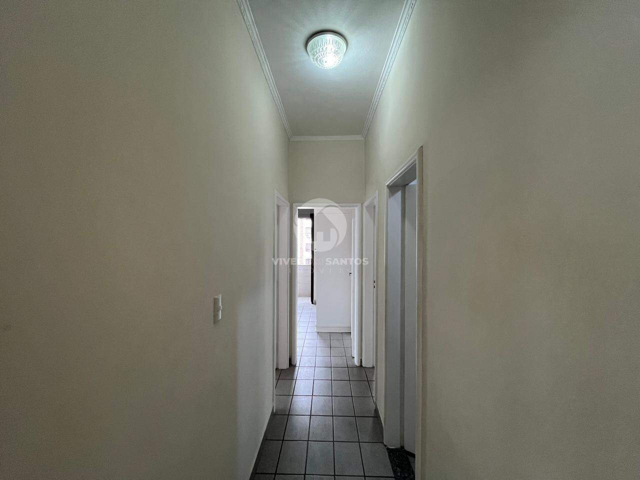 Apartamento com 03 quartos sendo 01 suíte - Gonzaga com vista livre para o mar em Gonzaga, Santos — foto 5