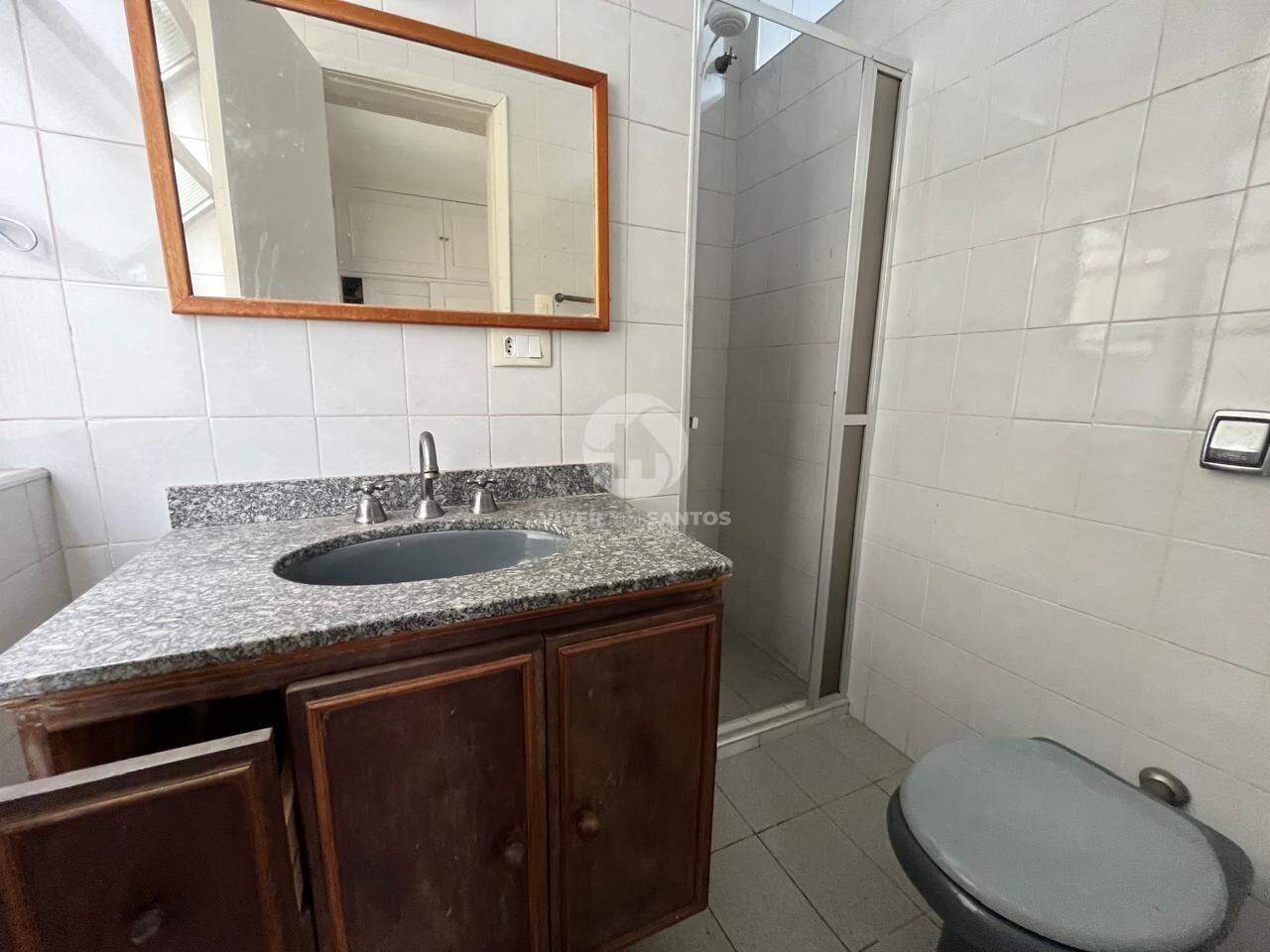 Apartamento com 03 quartos sendo 01 suíte - Gonzaga com vista livre para o mar em Gonzaga, Santos — foto 25