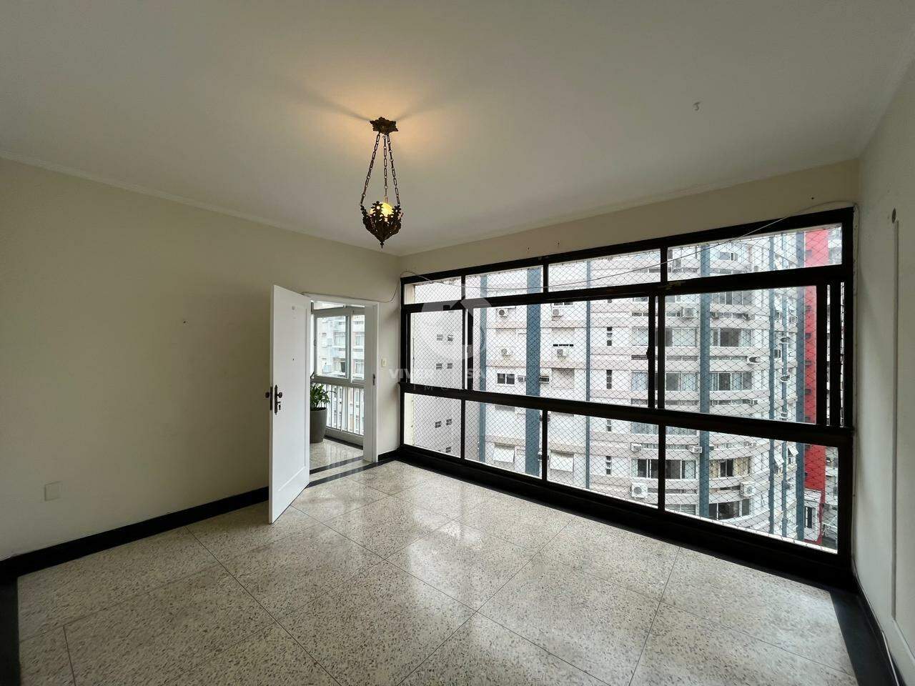 Apartamento com 03 quartos sendo 01 suíte - Gonzaga com vista livre para o mar em Gonzaga, Santos — foto 4