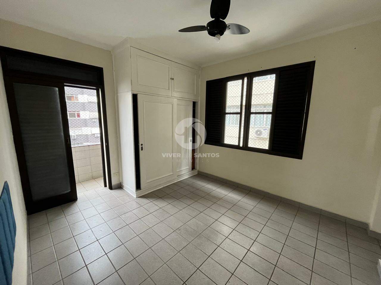 Apartamento com 03 quartos sendo 01 suíte - Gonzaga com vista livre para o mar em Gonzaga, Santos — foto 10