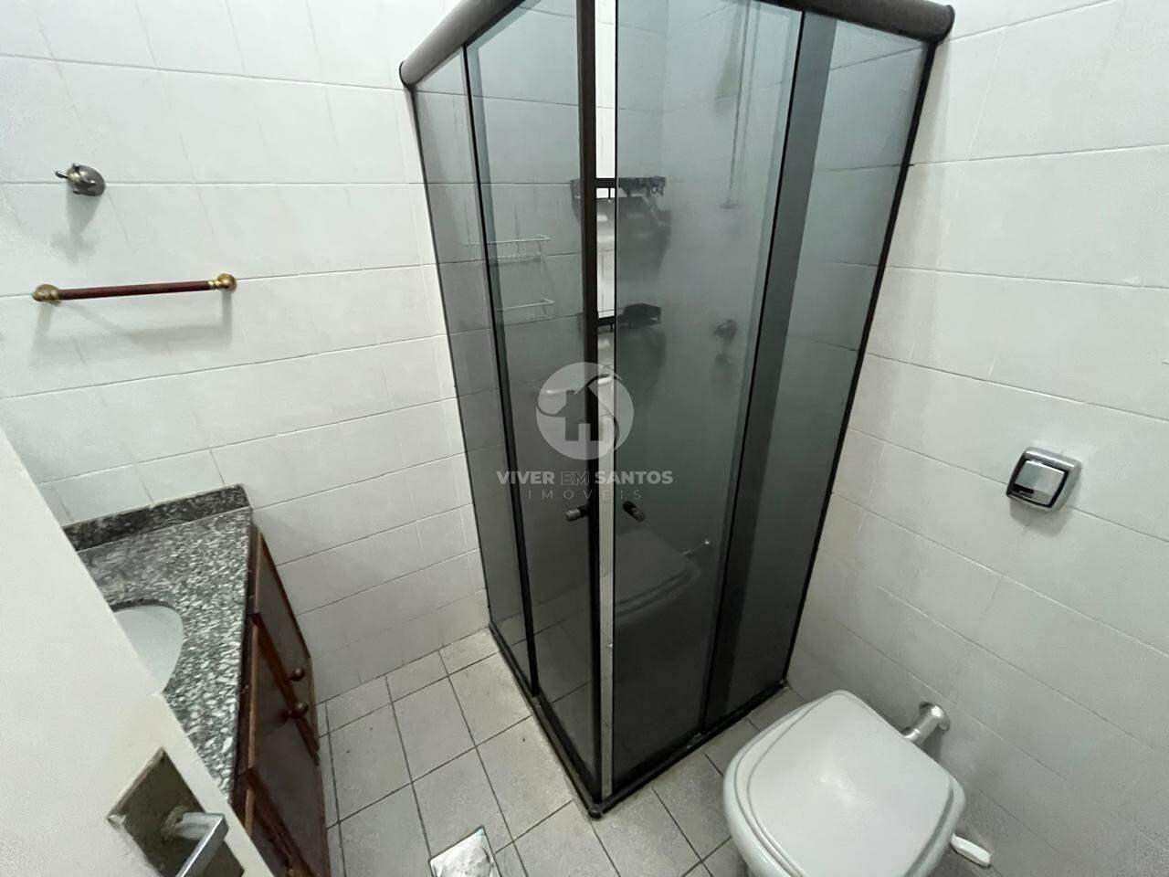 Apartamento com 03 quartos sendo 01 suíte - Gonzaga com vista livre para o mar em Gonzaga, Santos — foto 27