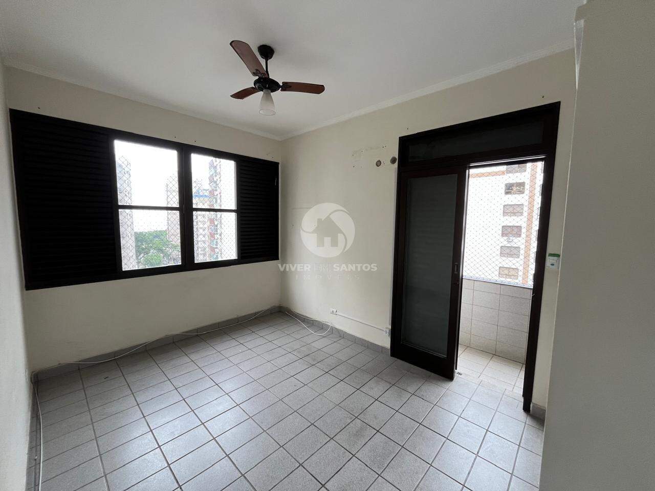 Apartamento com 03 quartos sendo 01 suíte - Gonzaga com vista livre para o mar em Gonzaga, Santos — foto 15