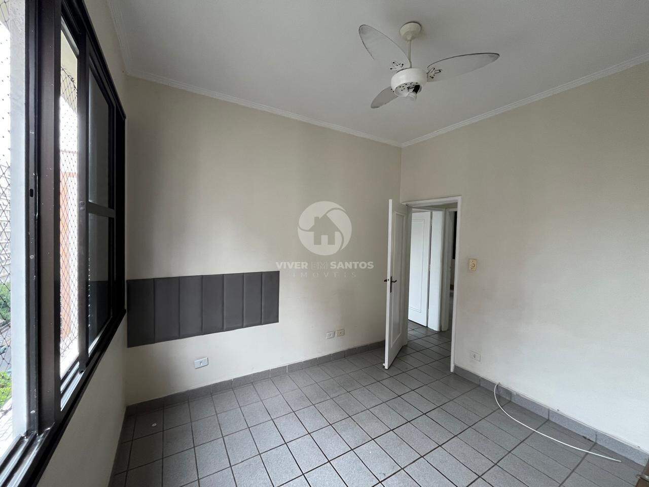 Apartamento com 03 quartos sendo 01 suíte - Gonzaga com vista livre para o mar em Gonzaga, Santos — foto 6