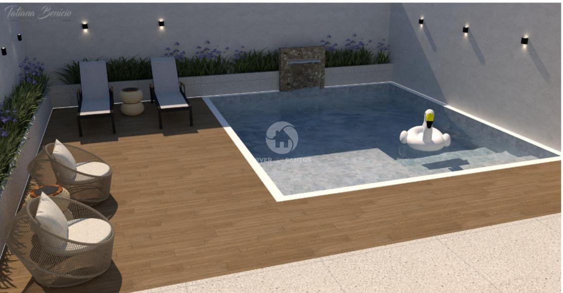 Sobrado Exclusivo com 3 Suítes+ Closet, Piscina e Espaço Gourmet em Embaré, Santos em Embaré, Santos — foto 16