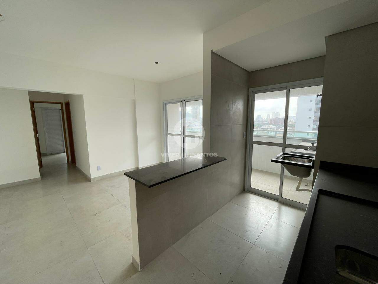 Apartamento com 2 quartos a venda no Marapé - Santos em Marapé, Santos — foto 2