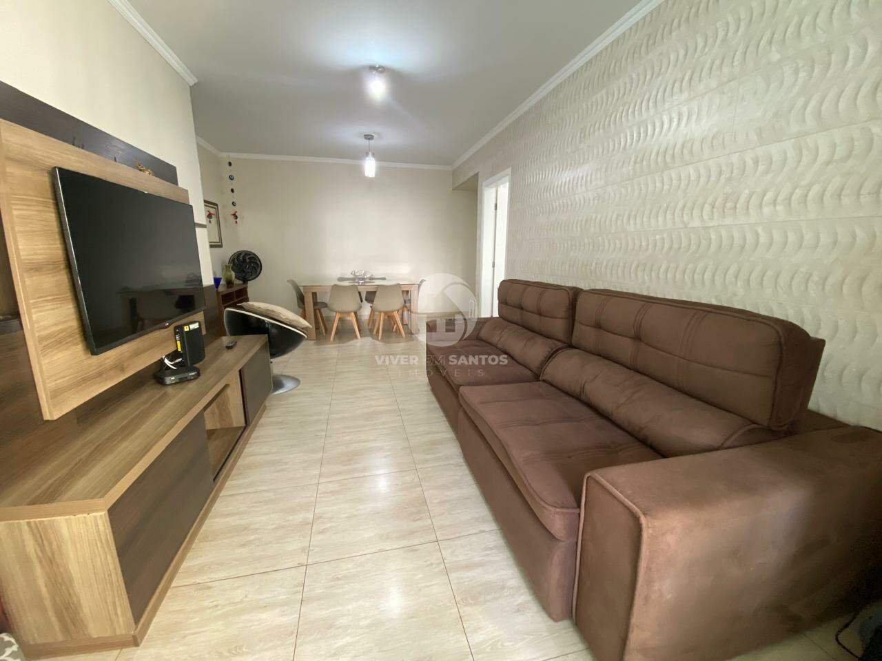 Apartamento 2 quartos com sacada e churrasqueira - José Menino- Santos em José Menino, Santos — foto 2