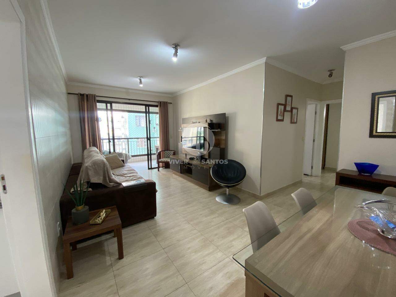 Apartamento 2 quartos com sacada e churrasqueira - José Menino- Santos em José Menino, Santos — foto 5