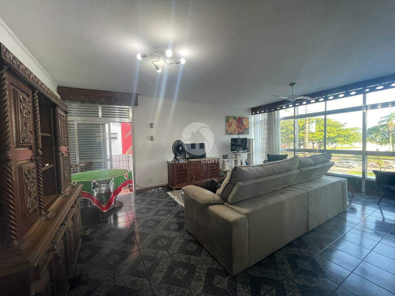 Apartamento com 3 quartos e dependência completa - Santos em Pompéia, Santos — foto 3