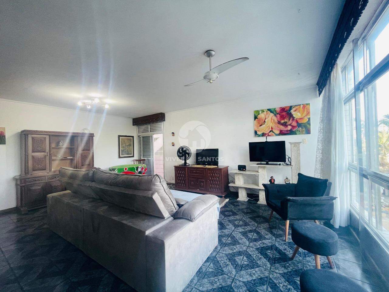 Apartamento com 3 quartos e dependência completa - Santos em Pompéia, Santos — foto 6