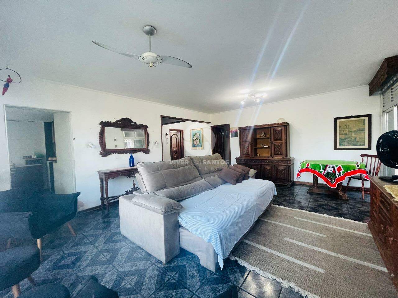 Apartamento com 3 quartos e dependência completa - Santos em Pompéia, Santos — foto 5