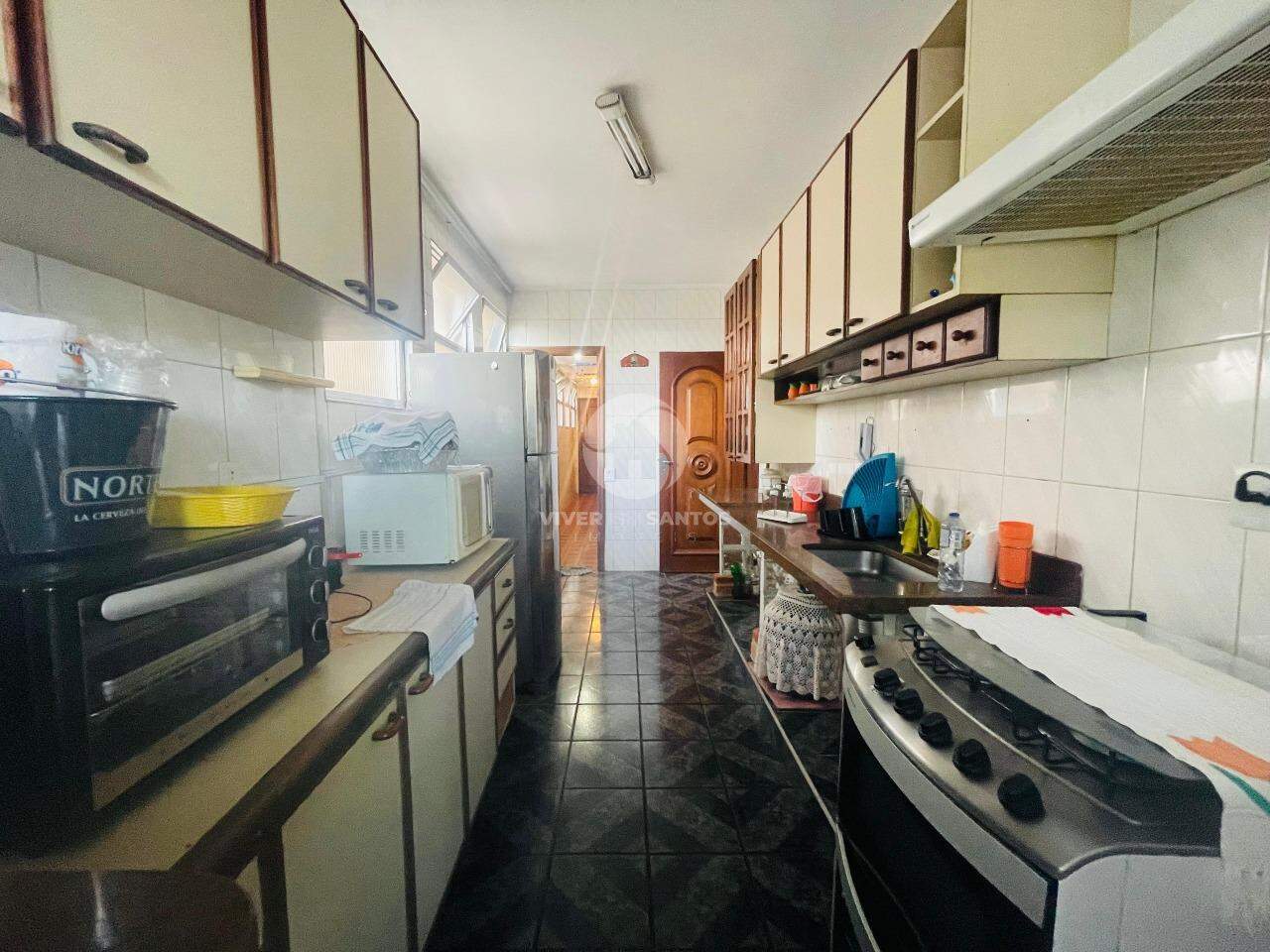Apartamento com 3 quartos e dependência completa - Santos em Pompéia, Santos — foto 10
