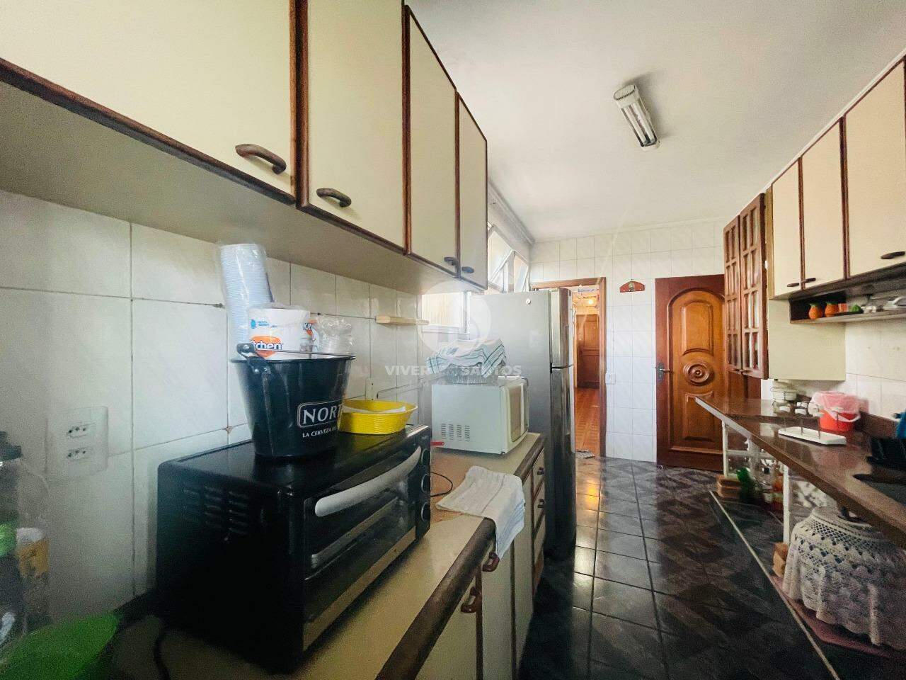 Apartamento com 3 quartos e dependência completa - Santos em Pompéia, Santos — foto 12